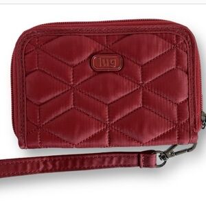Lug Rodeo 2 Wallet Rosewood Red with Maples Cream Lining